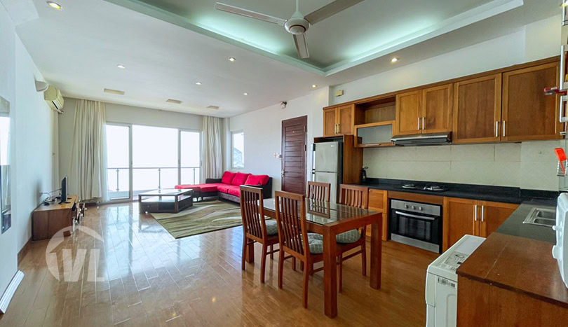 Large and bright 2 bed apartment to rent in Hanoi center