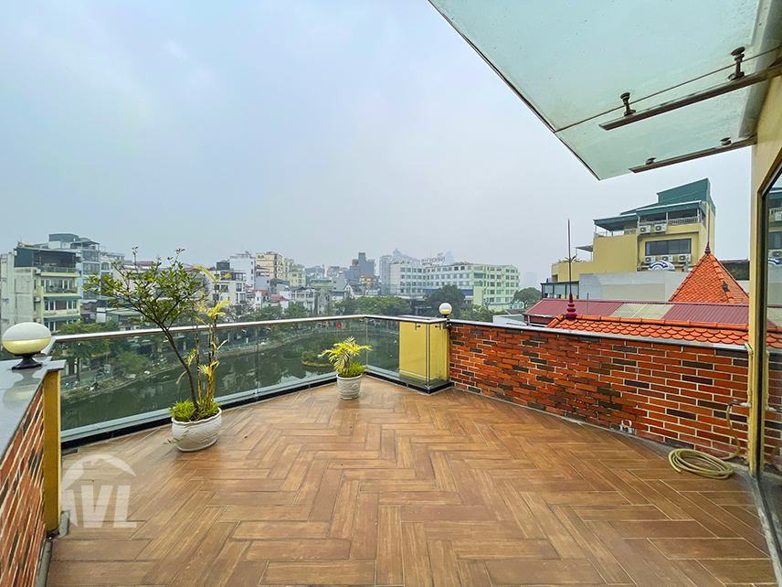 222 3 bed apartment with terrace in Yen Phu area Tay Ho