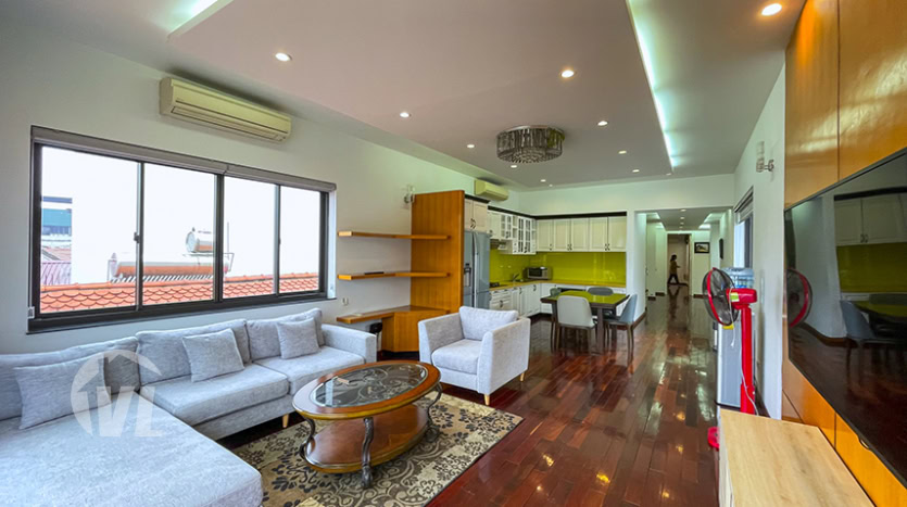 3 bed apartment with terrace in Yen Phu area Tay Ho