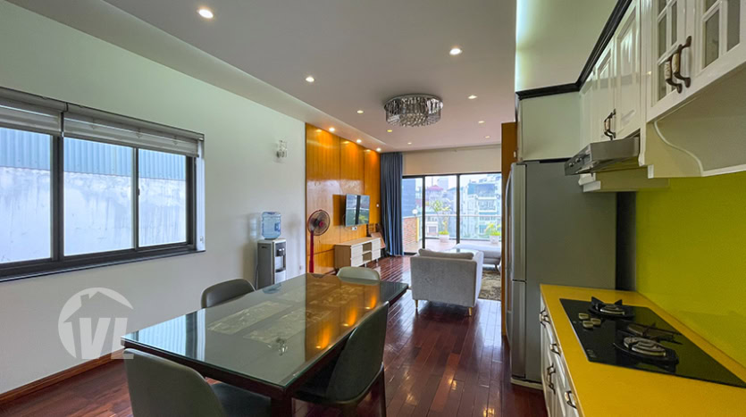 3 bed apartment with terrace in Yen Phu area Tay Ho