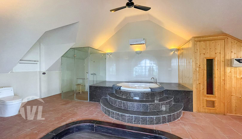 Swimming pool villa with garden and car access in Tay Ho