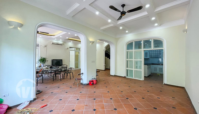 Swimming pool villa with garden and car access in Tay Ho