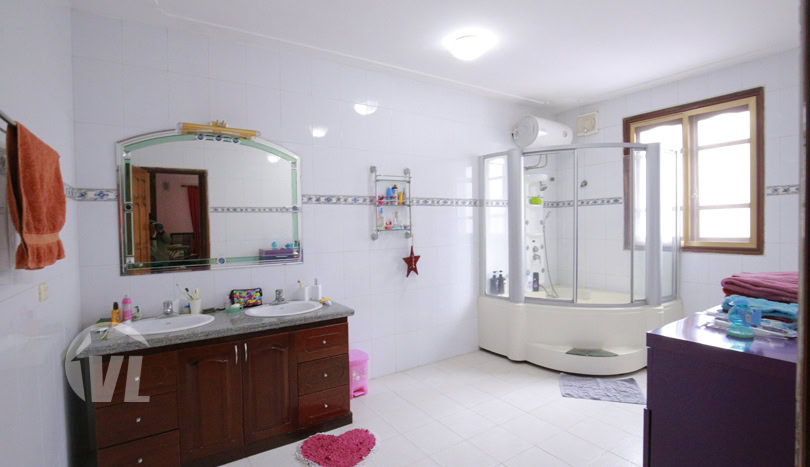 Corner villa to rent with swimming pool in Tay Ho