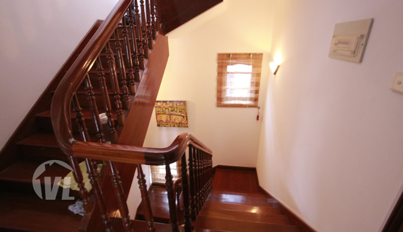 Corner villa to rent with swimming pool in Tay Ho
