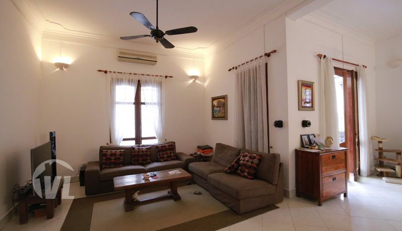 Corner villa to rent with swimming pool in Tay Ho