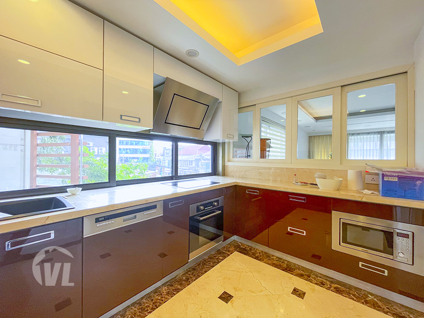 333 New apartment with terrace and closed kitchen to rent in Tay Ho