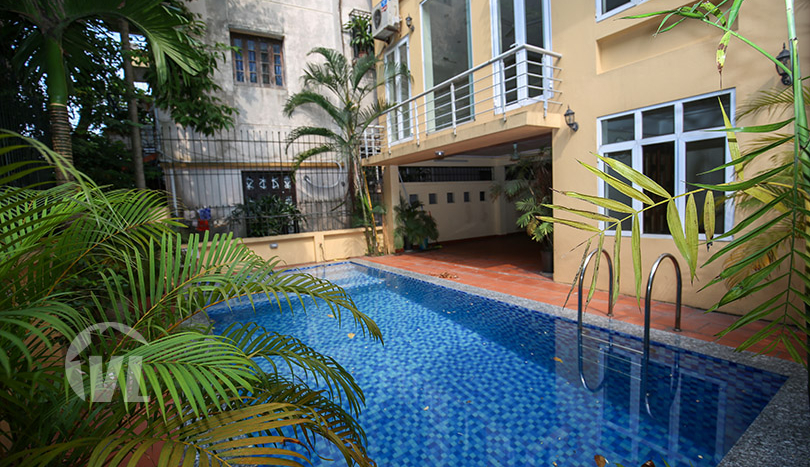 Unfurnished house with swimming pool in Tay Ho