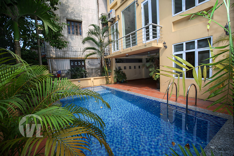 333 Unfurnished house with swimming pool in Tay Ho