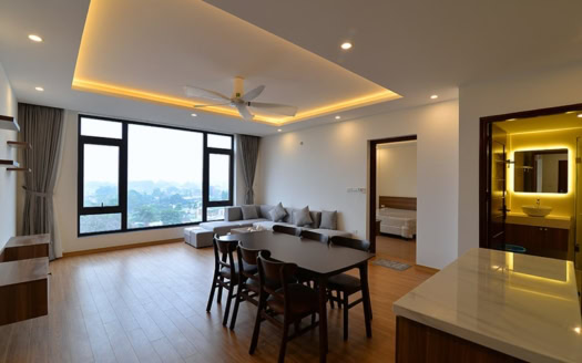 Modern 2 bedroom apartment for rent on To Ngoc Van street