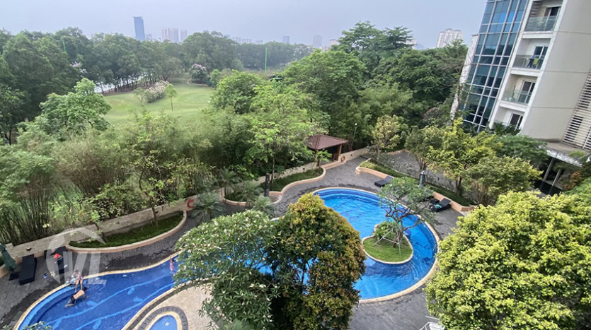Splendid 4 bedrooms flat to lease in the Link Ciputra Hanoi