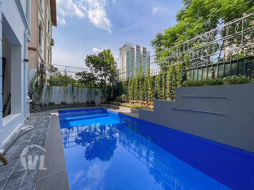 222 Renovated swimming pool house for rent in Tay Ho district