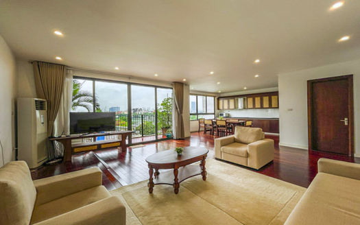 Spacious 3 bedrooms apartment with West Lake view in Tay Ho
