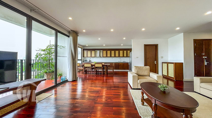 Spacious 3 bedrooms apartment with West Lake view in Tay Ho