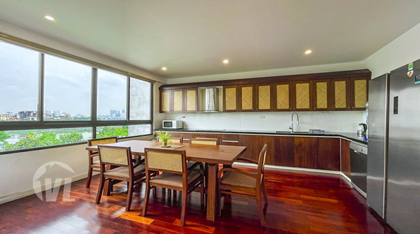 Spacious 3 bedrooms apartment with West Lake view in Tay Ho