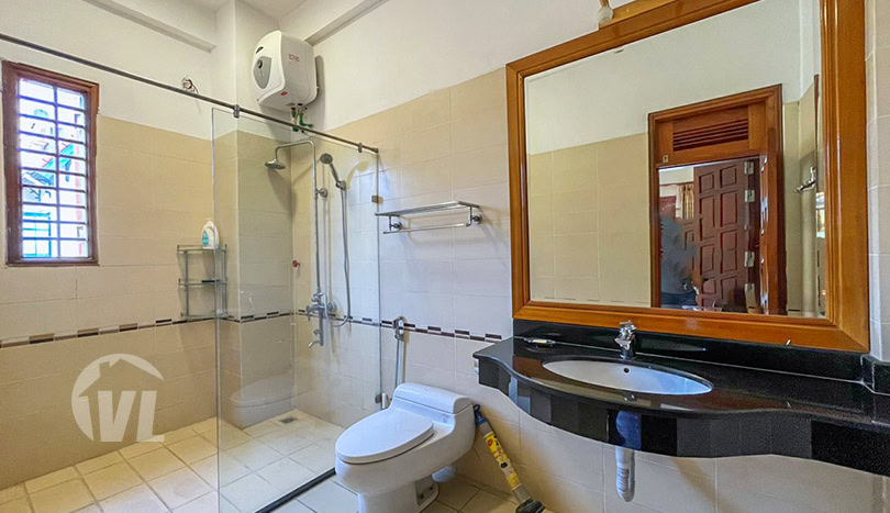 Bright 5 bed partly furnished house to rent in Tay Ho