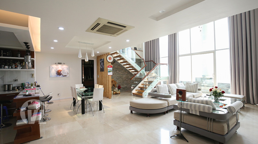 Large 4 bedroom penthouse to rent in Ciputra compound Hanoi