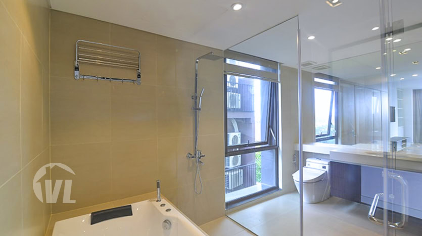 3 bedrooms duplex apartment with lake view in Tay Ho area