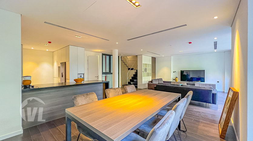 New duplex for lease in Tay Ho district 3 bed 2 bath