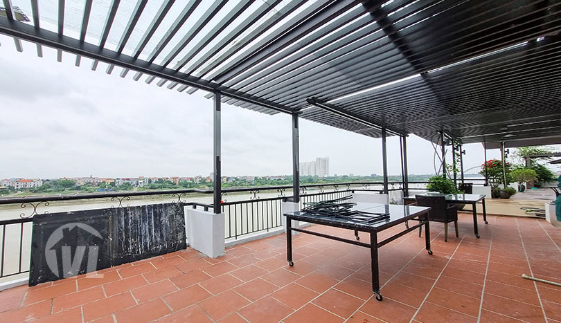 Furnished 3 bed house for rent in Long Bien on the Red River