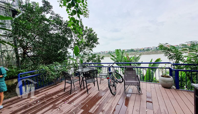 Furnished 3 bed house for rent in Long Bien on the Red River
