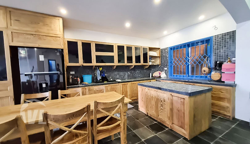 Furnished 3 bed house for rent in Long Bien on the Red River