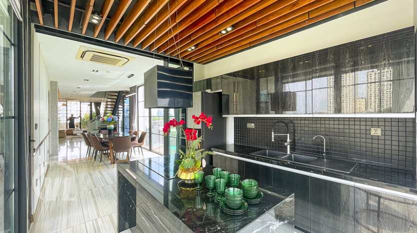 Awesome 3 beds penthouse with private terrace in Tay Ho