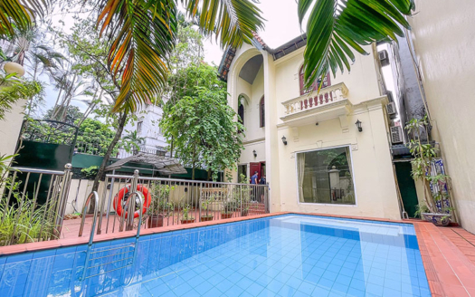 Bright 5 beds villa to rent with swimming pool in Tay Ho