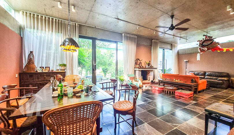 Charming garden villa to rent in Long Bien on the Red River