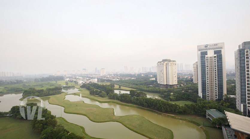 Golf course view 2 bedroom apartment in The Link Ciputra