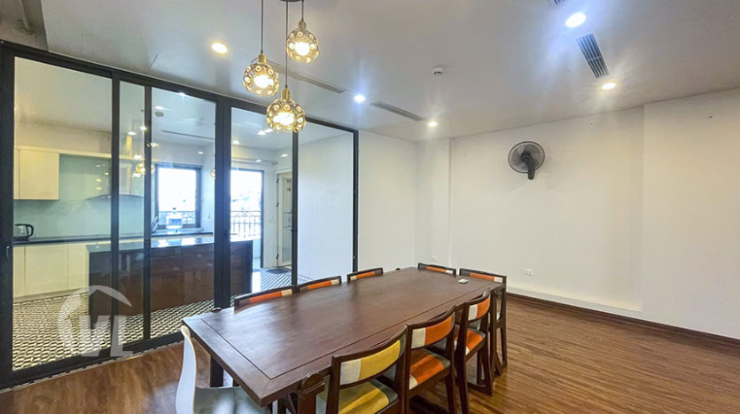 Penthouse with lake view for rent in Tay Ho 3 bed 3 bath
