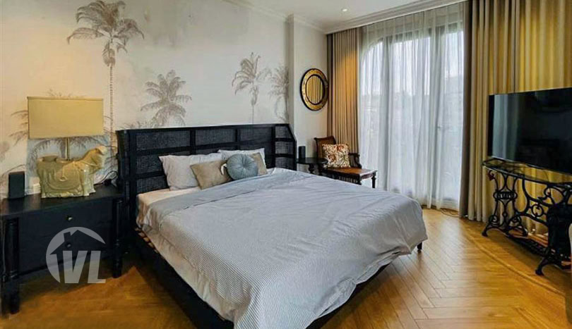 Brand new house to rent facing the Red River in Long Bien