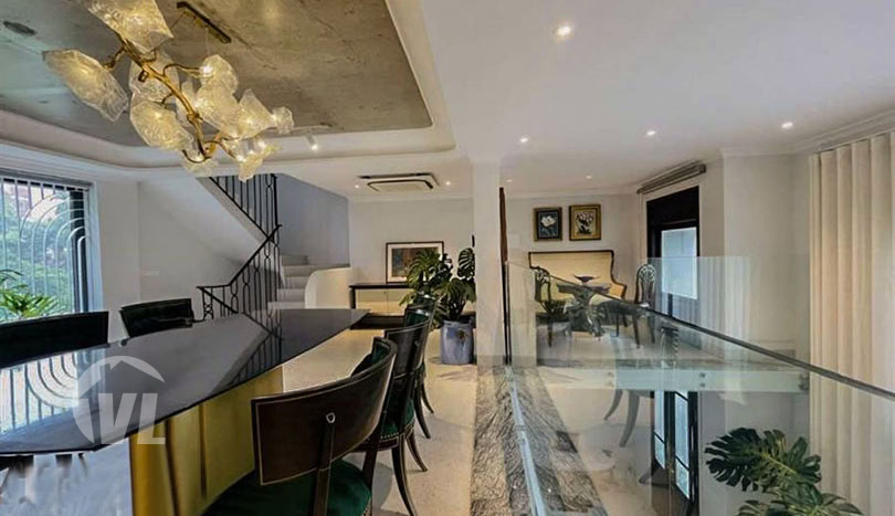 Brand new house to rent facing the Red River in Long Bien