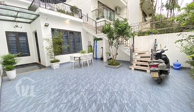 New house with garden to rent in Tay Ho District Hanoi