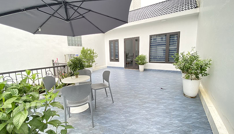 New house with garden to rent in Tay Ho District Hanoi