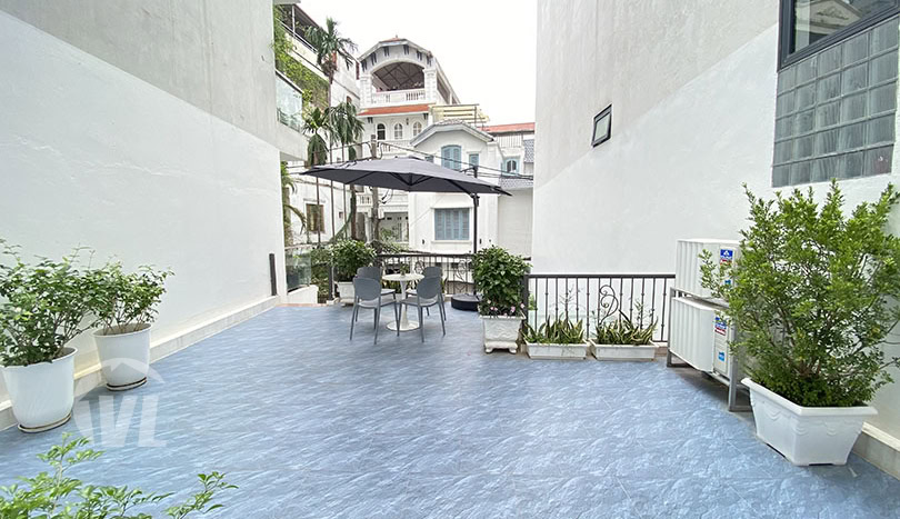 New house with garden to rent in Tay Ho District Hanoi