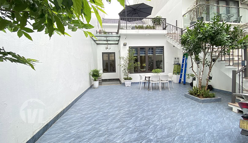 New house with garden to rent in Tay Ho District Hanoi