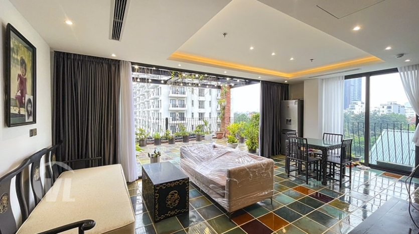 Original 2 bedroom penthouse apartment with terrace in Tay Ho