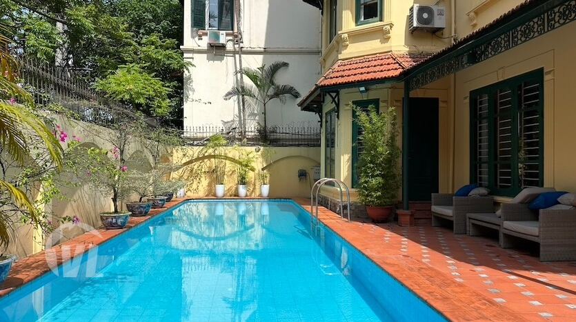 villa for rent to Ngoc Van, swimming pool