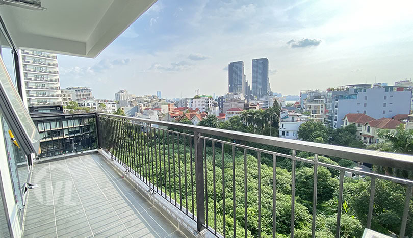 240 sq m new 3 bed apartment to rent in Tay Ho with open view