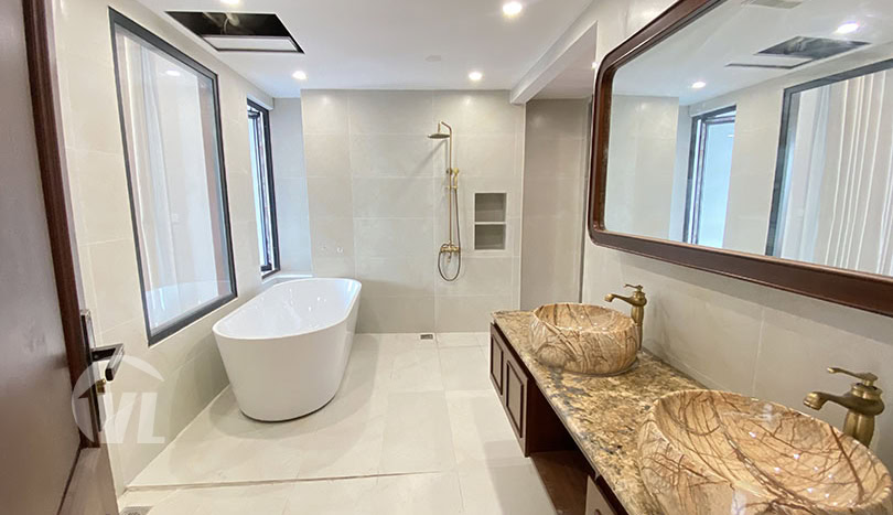 240 sq m new 3 bed apartment to rent in Tay Ho with open view