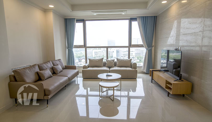 Minimalist style Starlake 3 beds apartment to rent in Hanoi