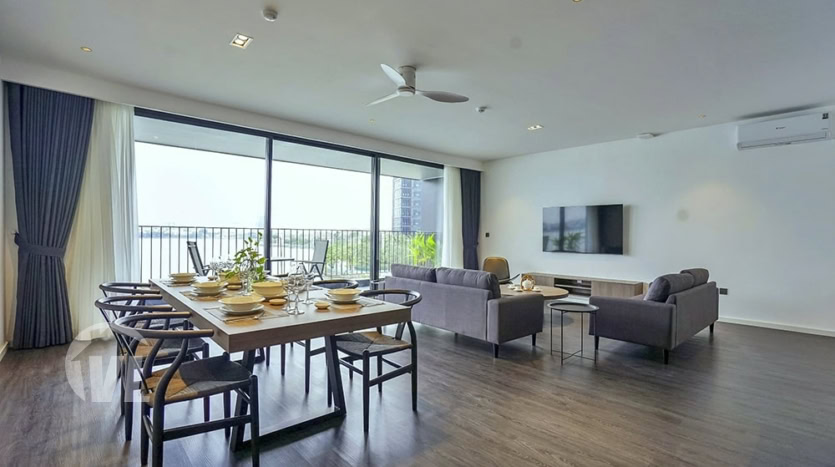 New 3 beds apartment in Tay Ho facing the West Lake