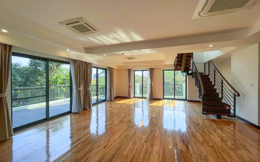 New duplex 4 bedroom apartment to lease in Tay Ho district