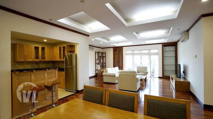 3 bedroom serviced apartment to lease in Hoan Kiem Hanoi center