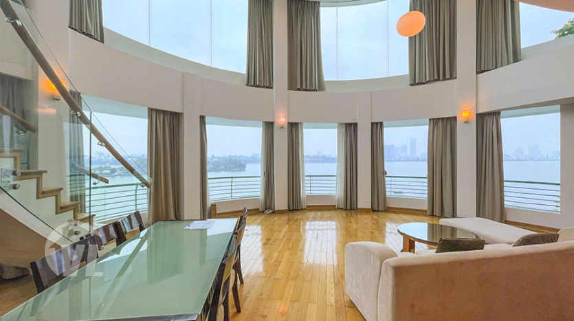 Luxury 3-Bedroom Penthouse for Rent on Tay Ho Lake