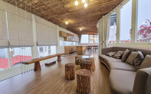 Modern 2-Bedroom Duplex Apartment for Rent in Ngoc Thuy near LFAY