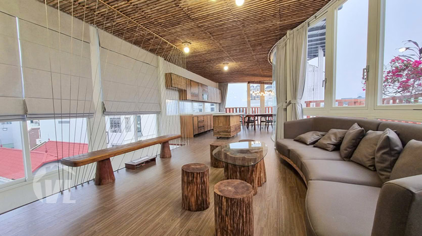 Modern 2-Bedroom Duplex Apartment for Rent in Ngoc Thuy near LFAY