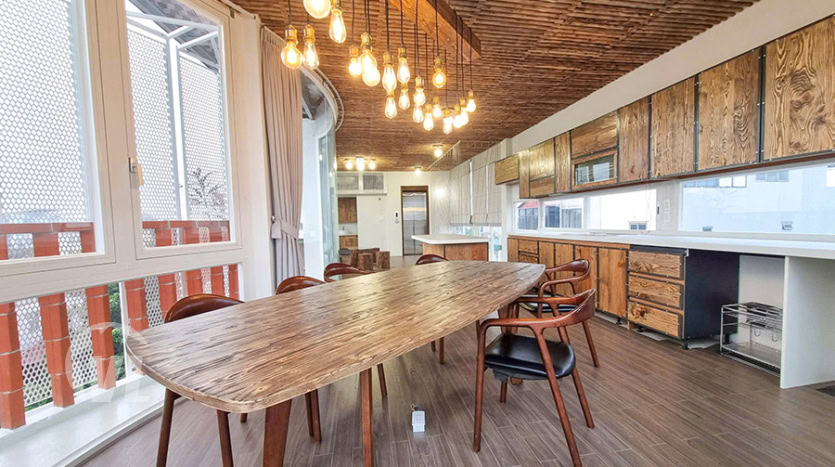 Modern 2-Bedroom Duplex Apartment for Rent in Ngoc Thuy near LFAY
