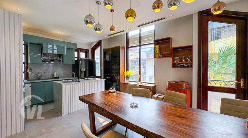 4 bed 4 bath new house for rent with garden in Tay Ho