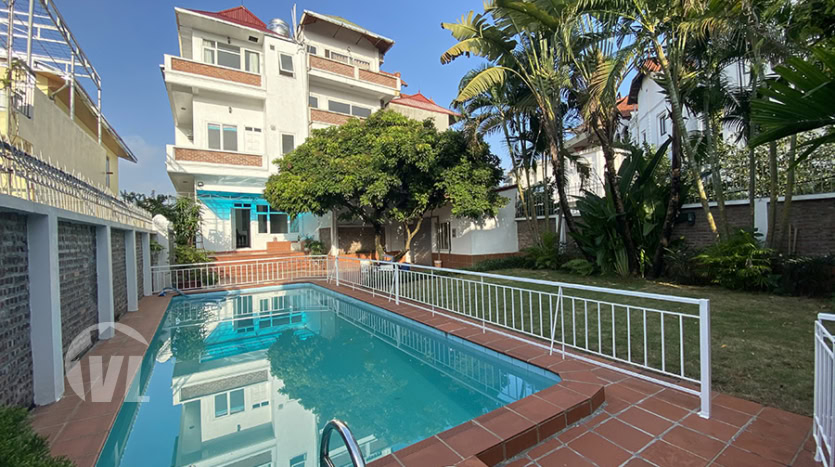 Charming Garden House with Swimming Pool for Lease in Tay Ho